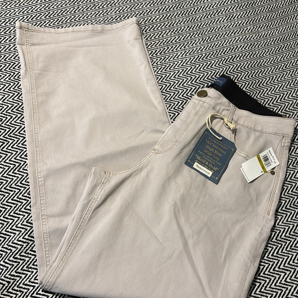Democracy “Ab” Solution High Rise Wide Leg Pants | Sz 14 | NWT - Picture 10 of 10